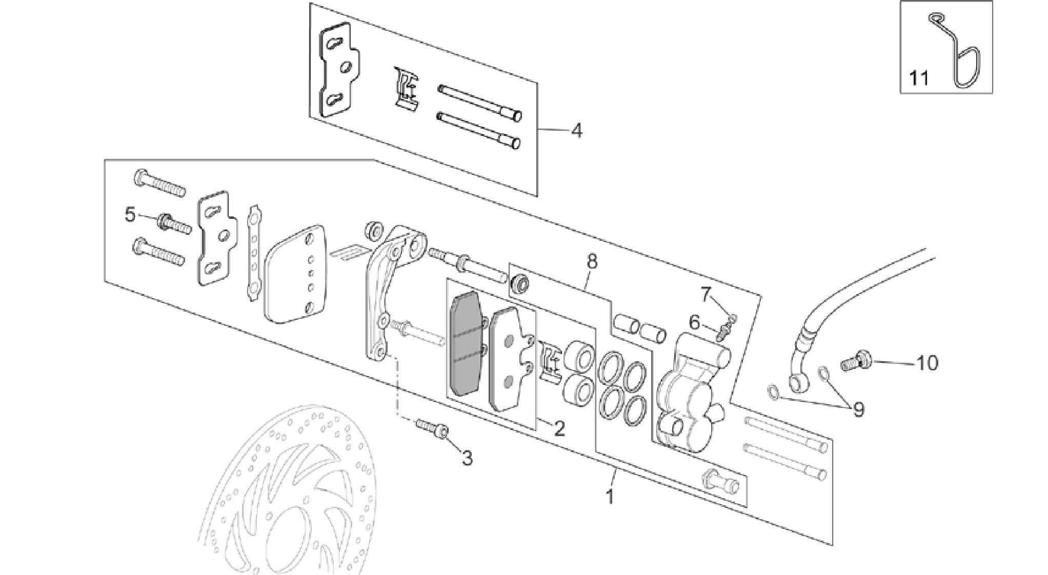 Front caliper