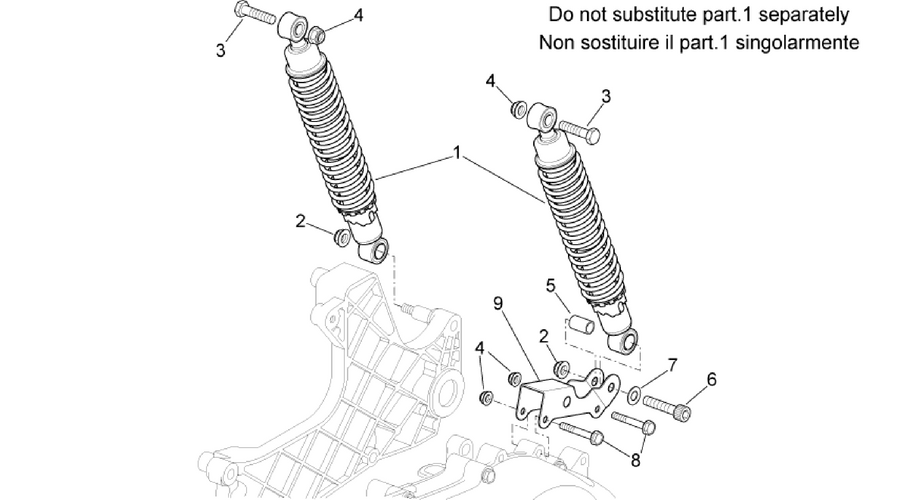 Rear shock absorber