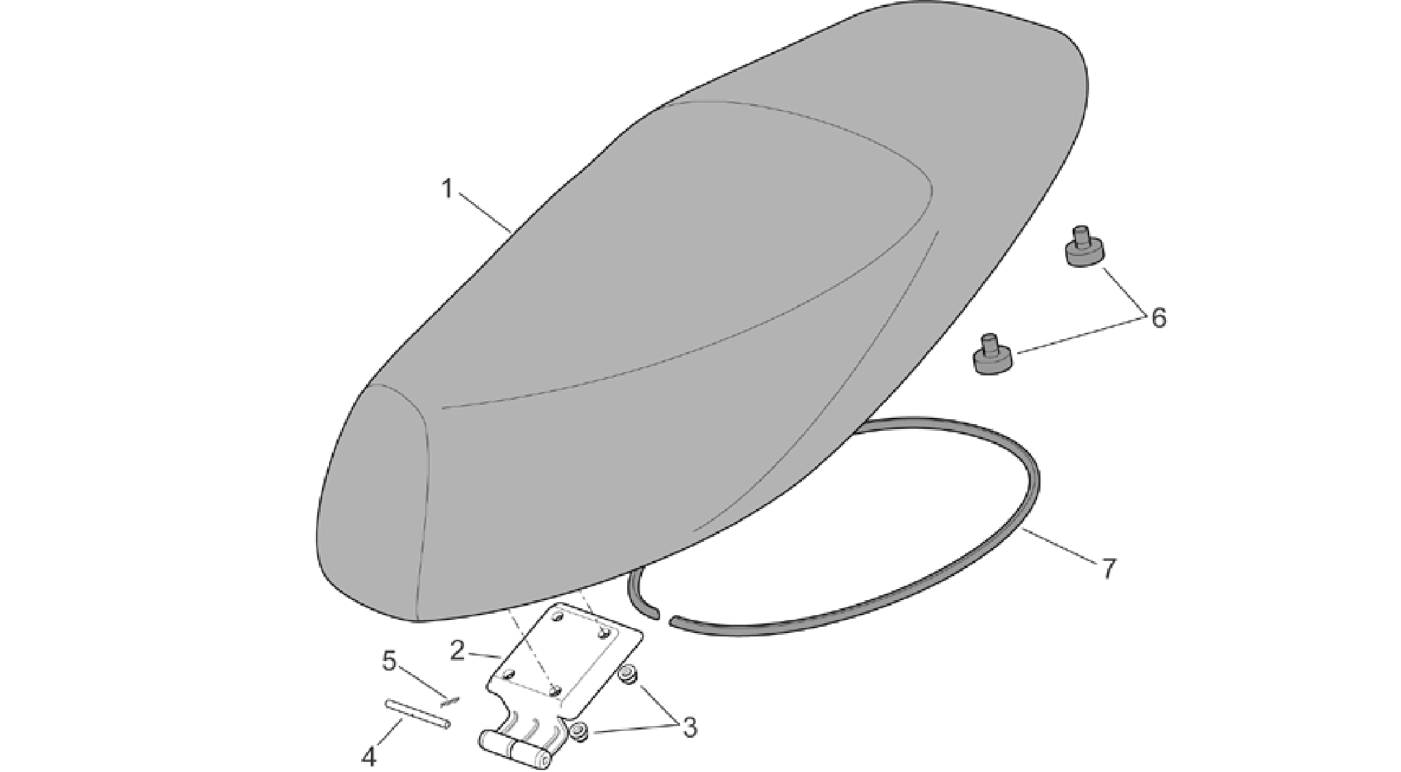 Saddle unit