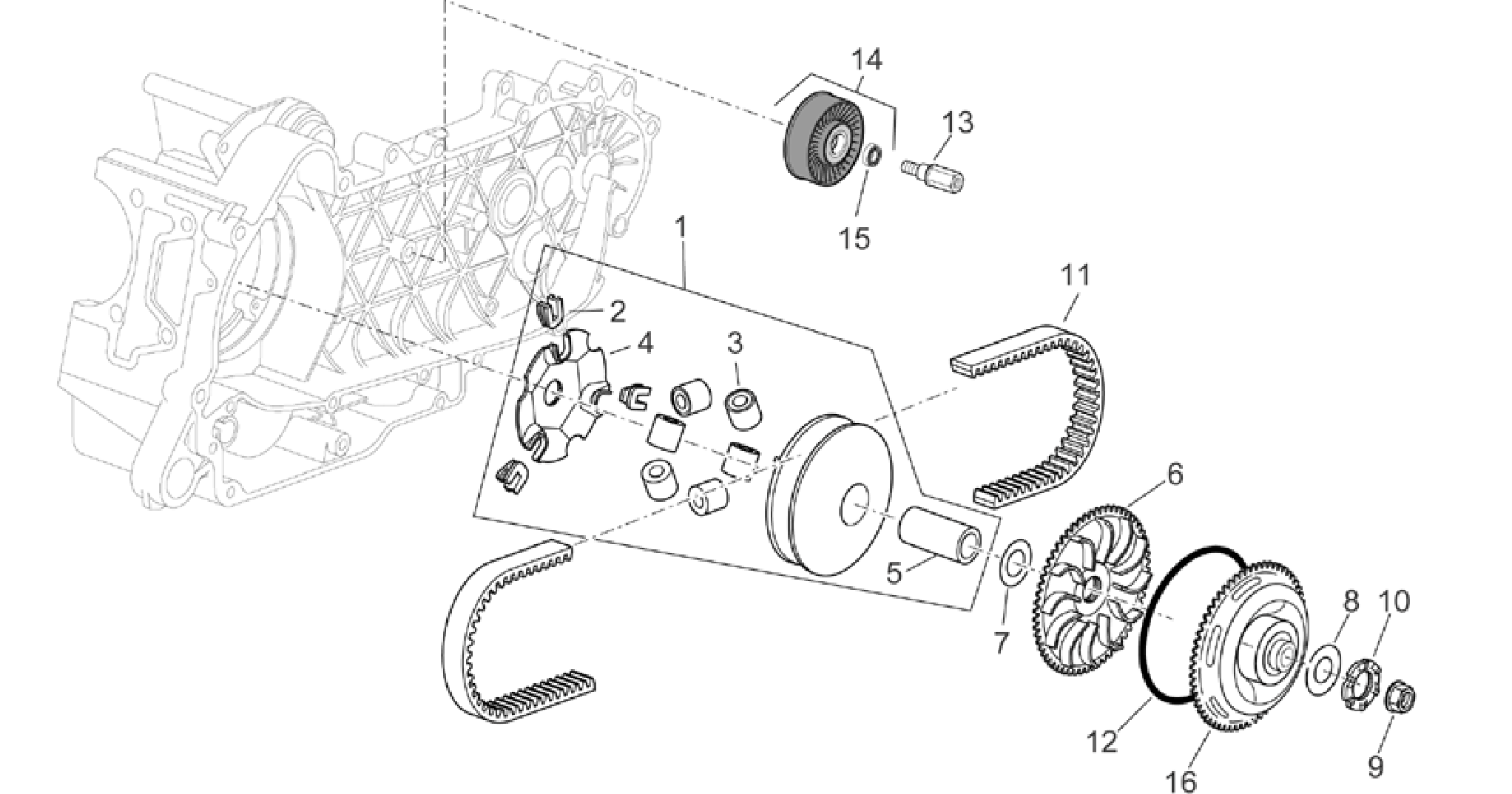 Variator assembly
