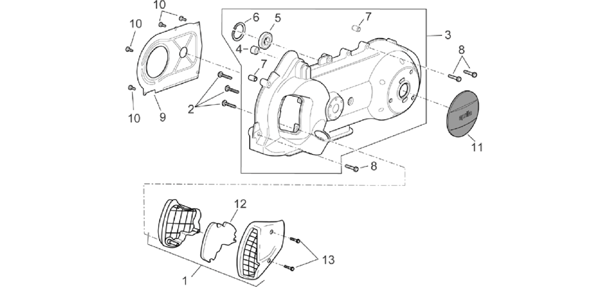 Variator cover