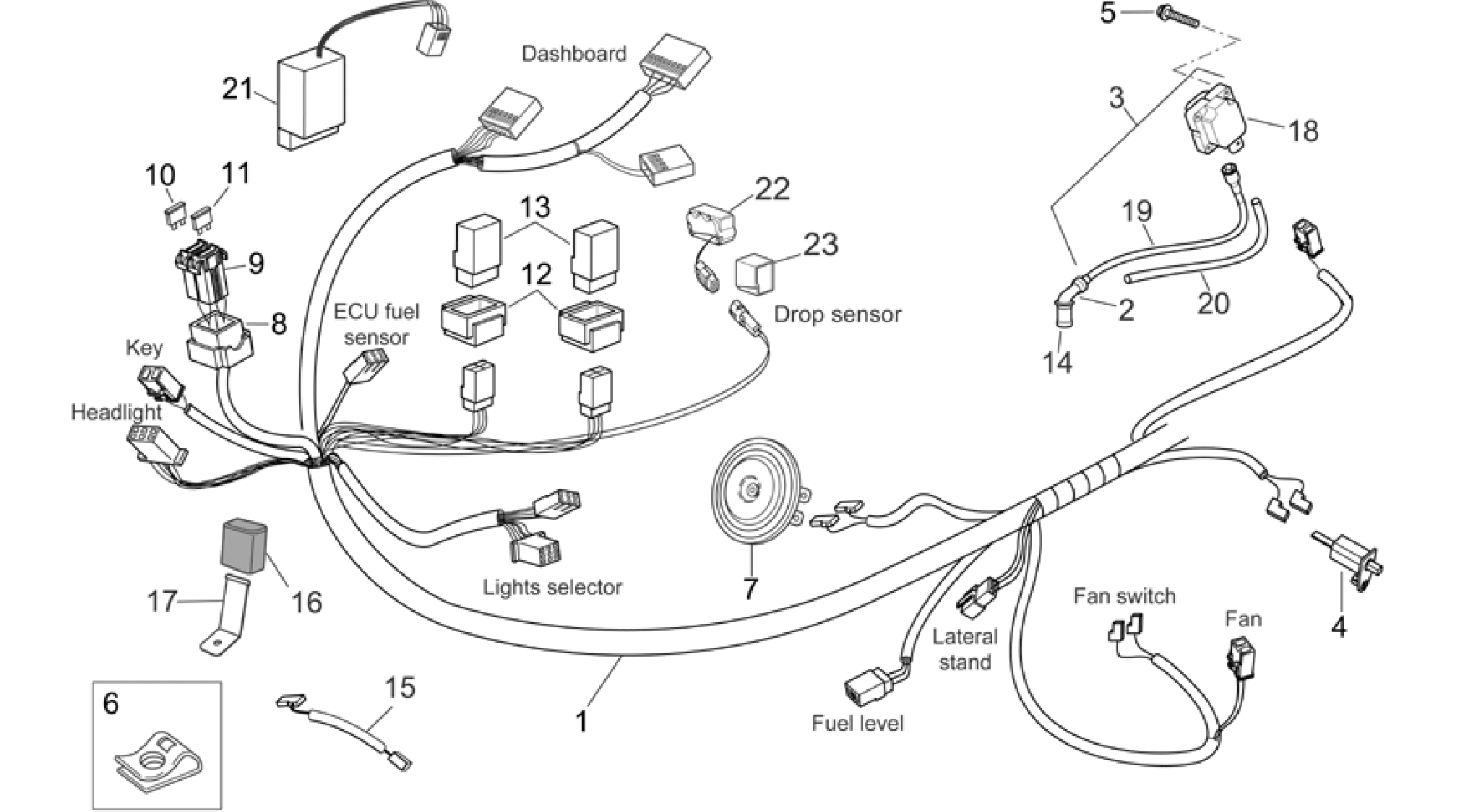 Front electrical system