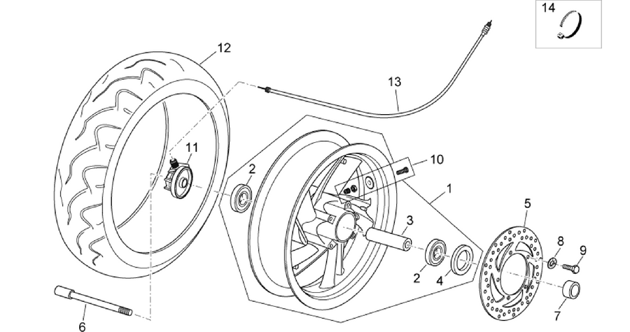 Front wheel