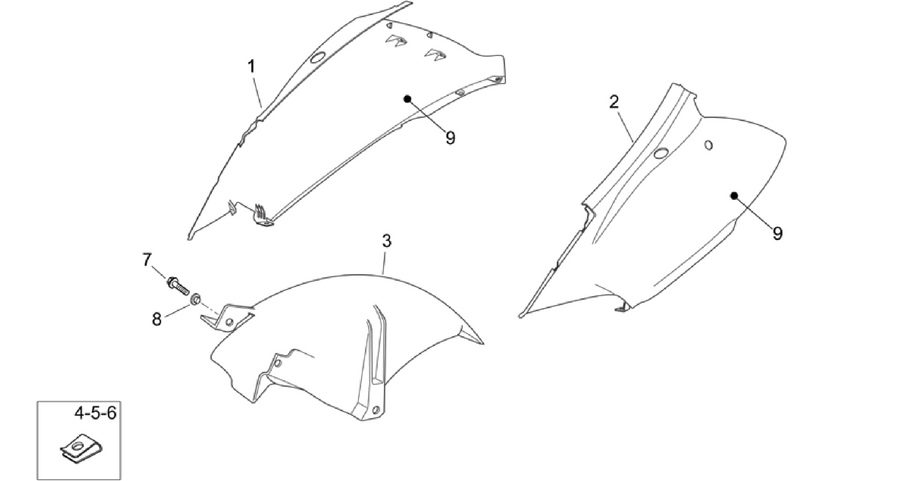 Rear body I