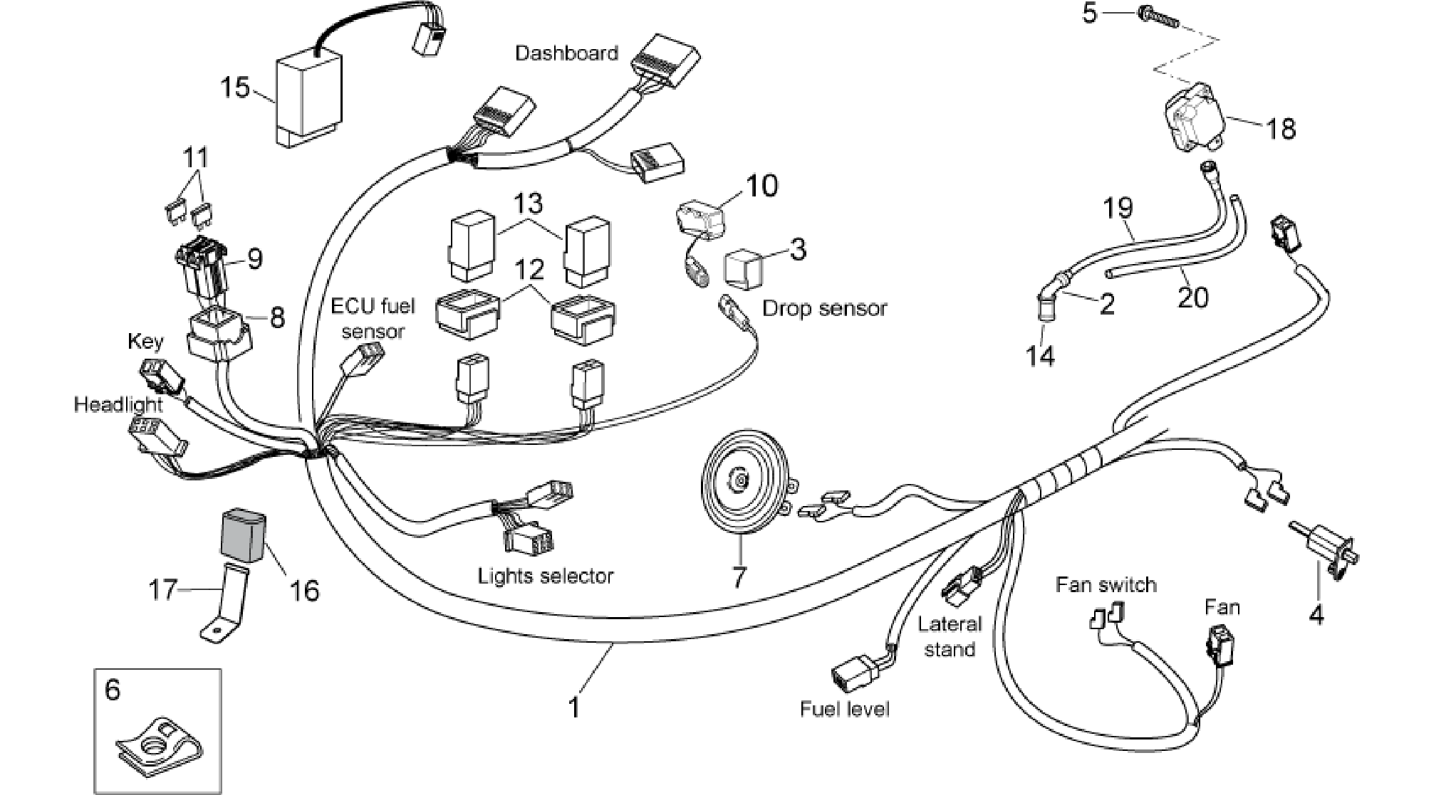Front electrical system