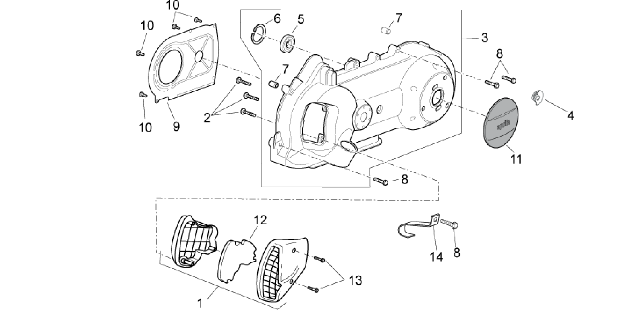 Variator cover