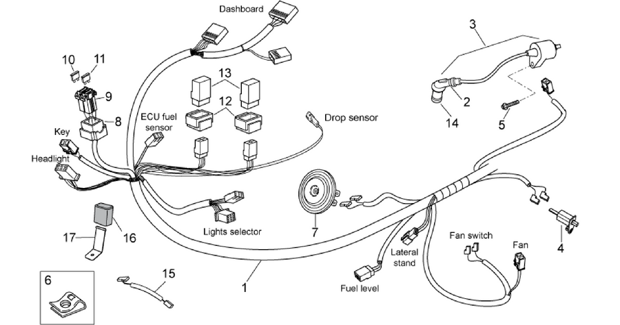 Front electrical system