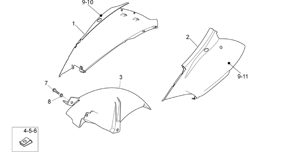 Rear body I
