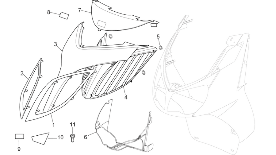 Front body - Front cover