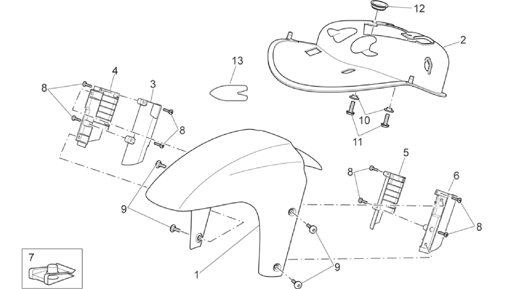 Front body - Front mudguard