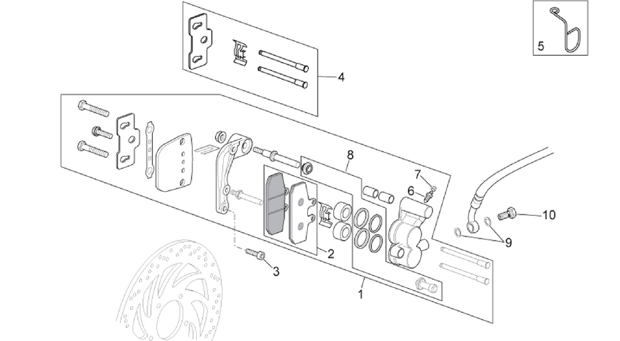 Front caliper I