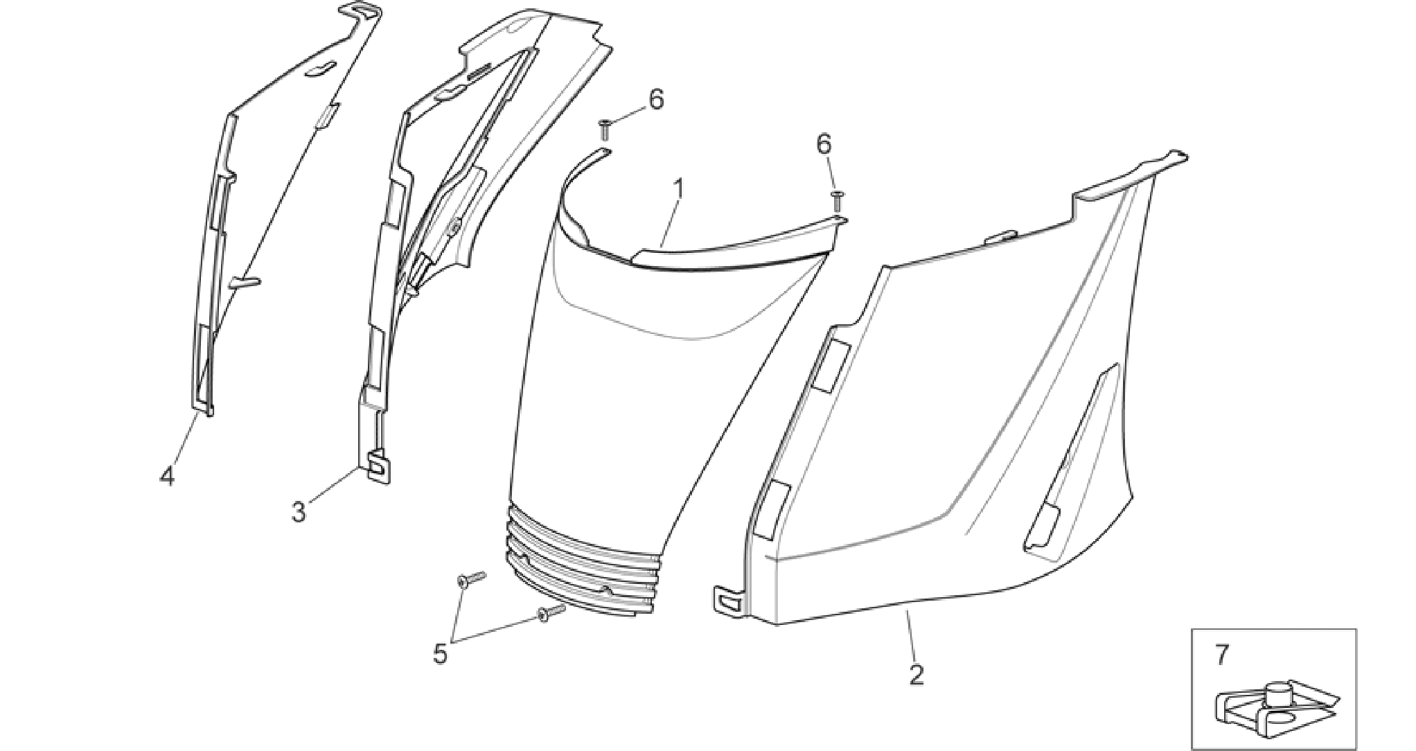 Rear body I