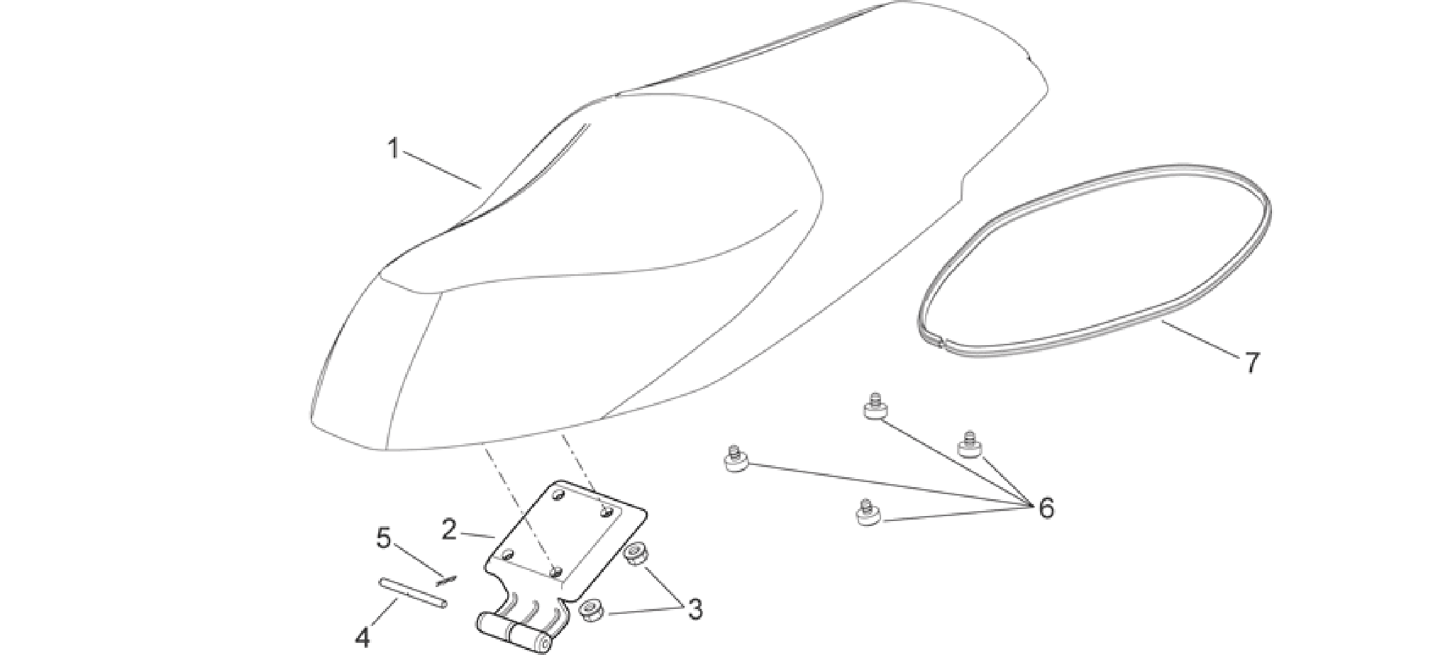 Saddle unit