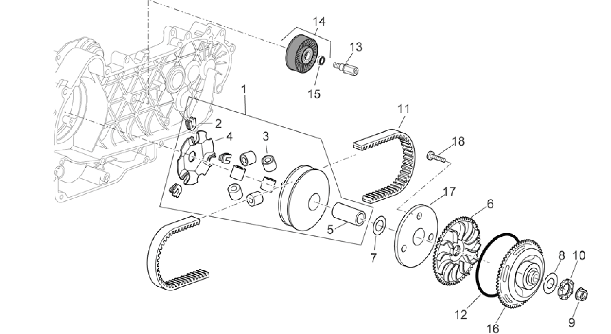Variator assembly