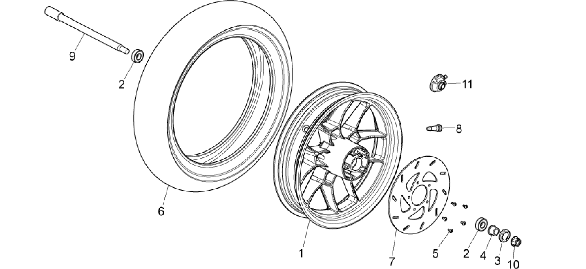 Front wheel