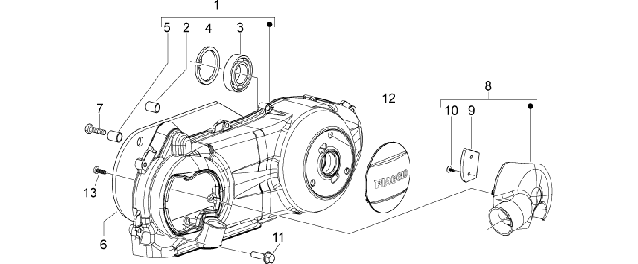 Variator cover