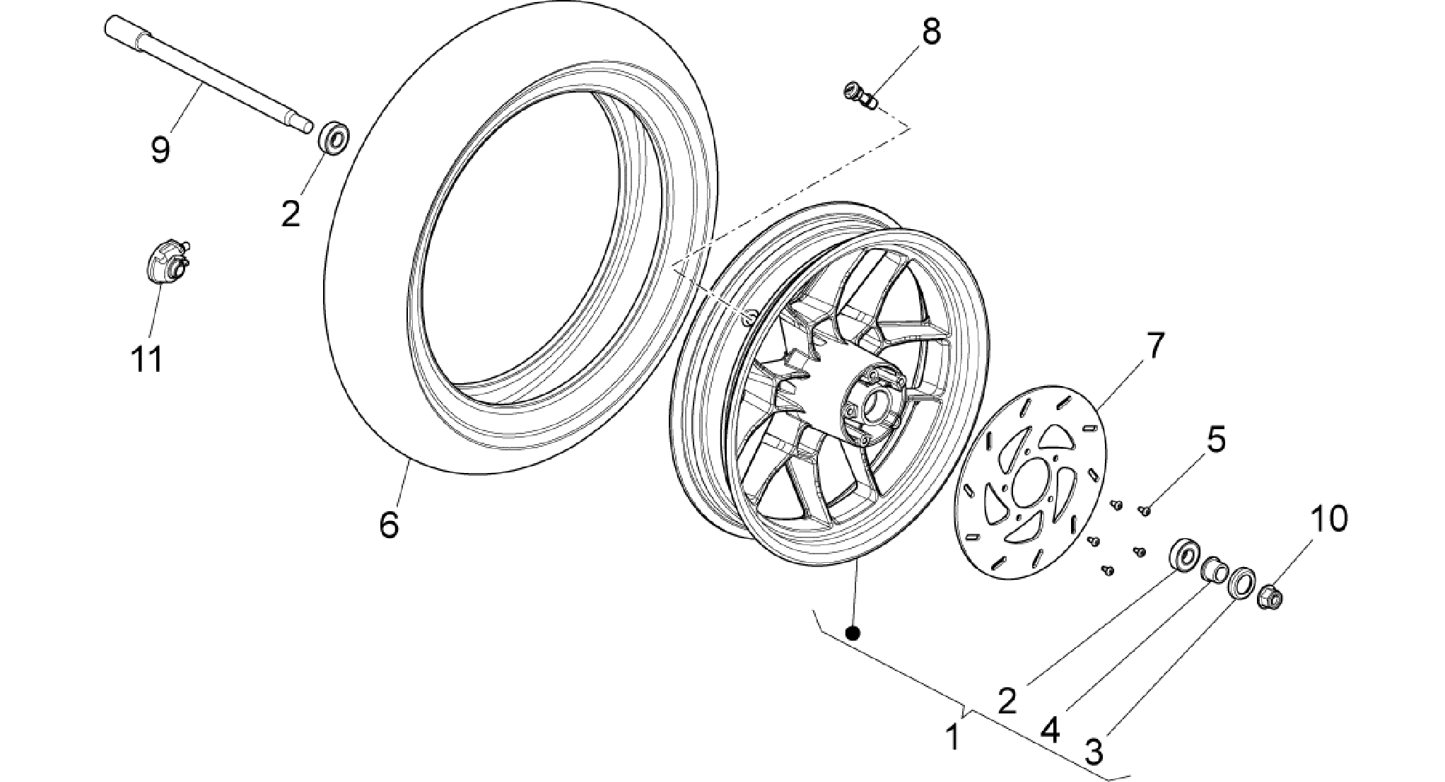 Front wheel