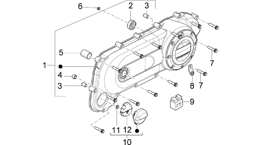 Variator cover