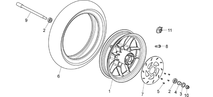 Front wheel