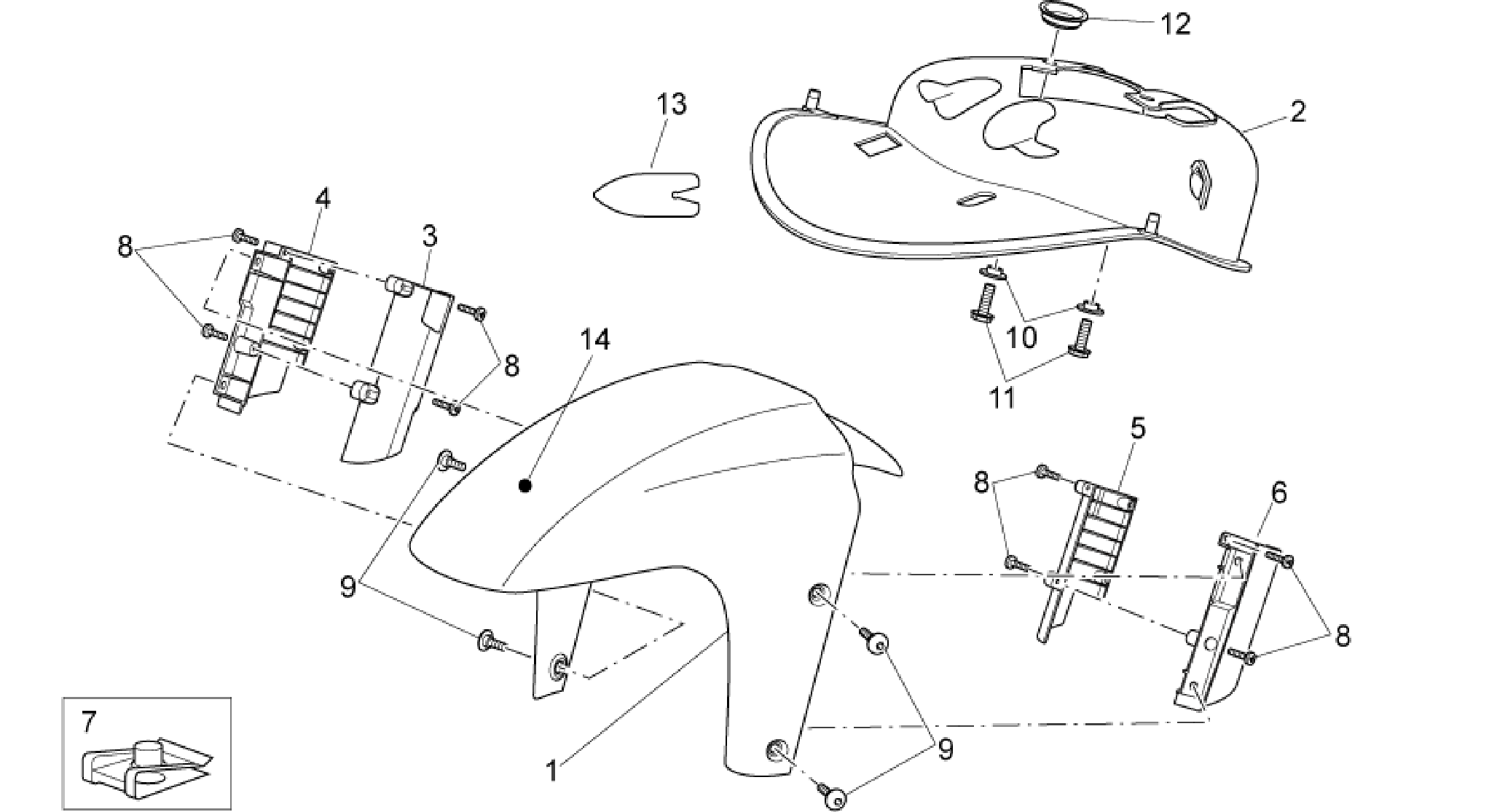 Front body - Front mudguard