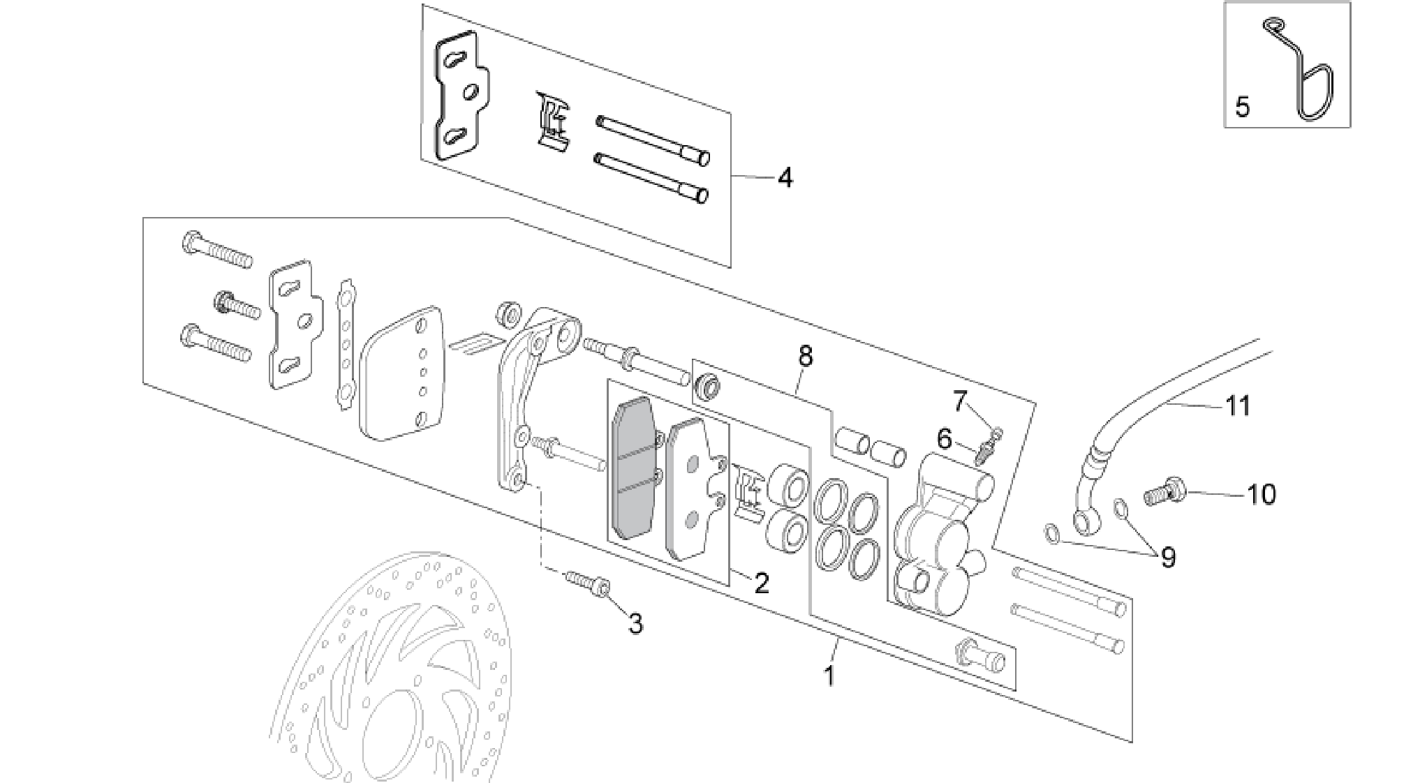 Front caliper