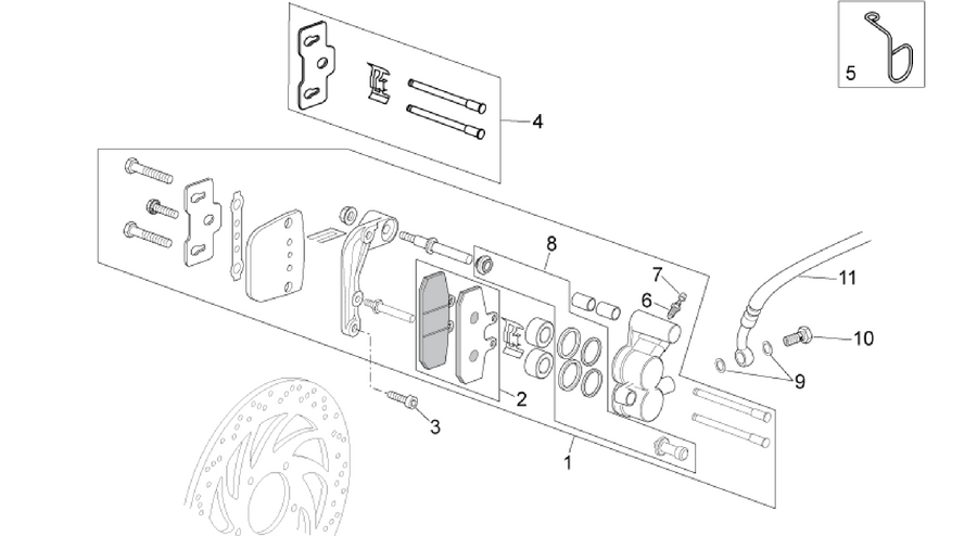 Front caliper