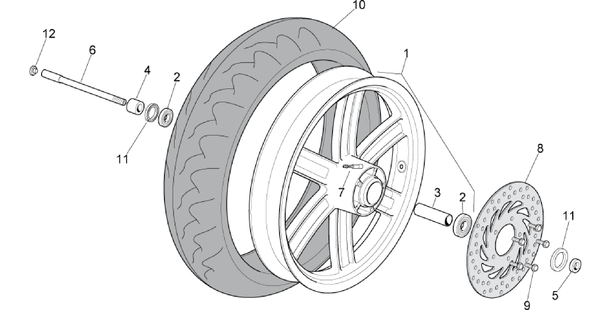 Front wheel