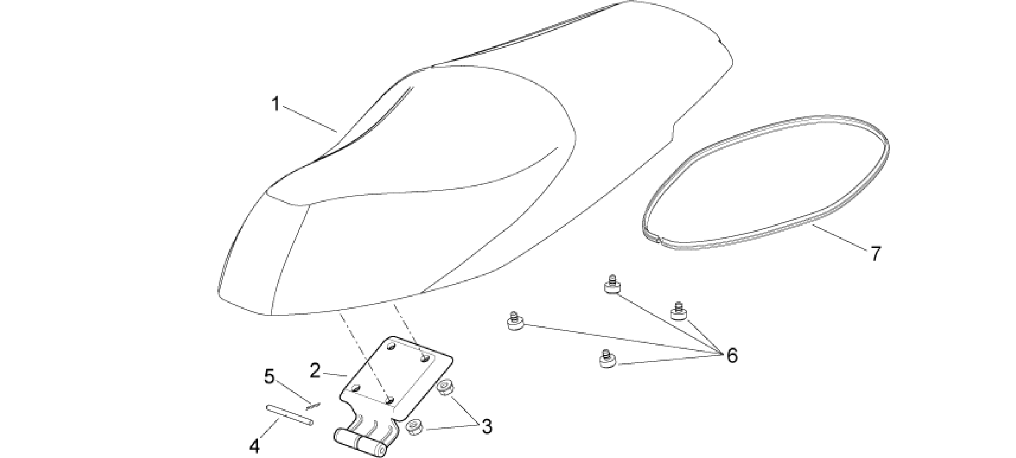 Saddle unit