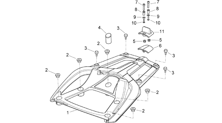 Top box support