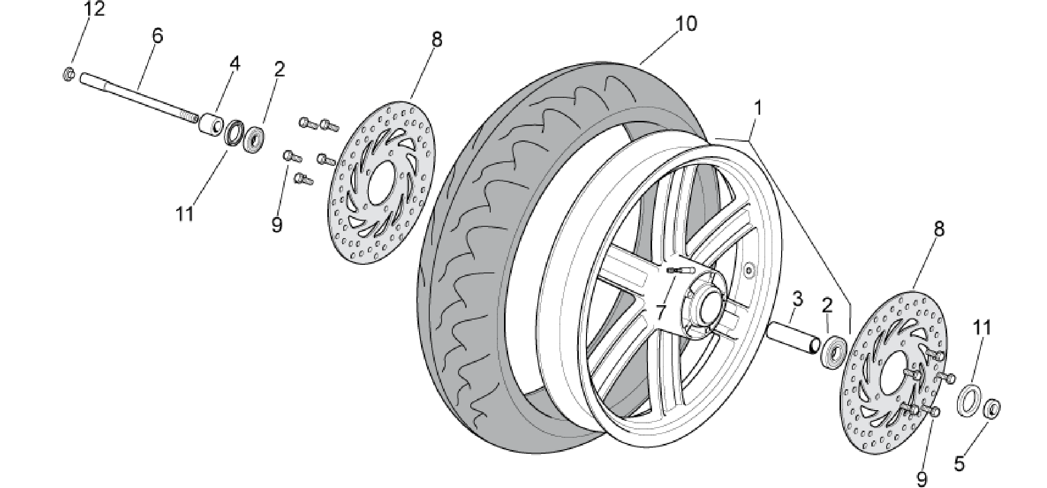 Front wheel