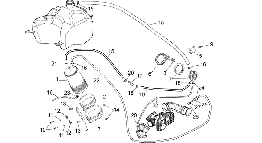 Fuel vapour recover system