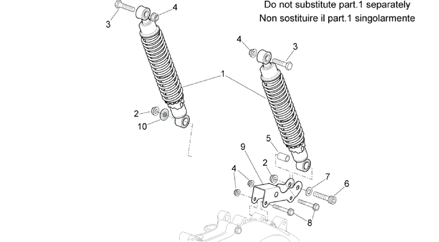 Rear shock absorber