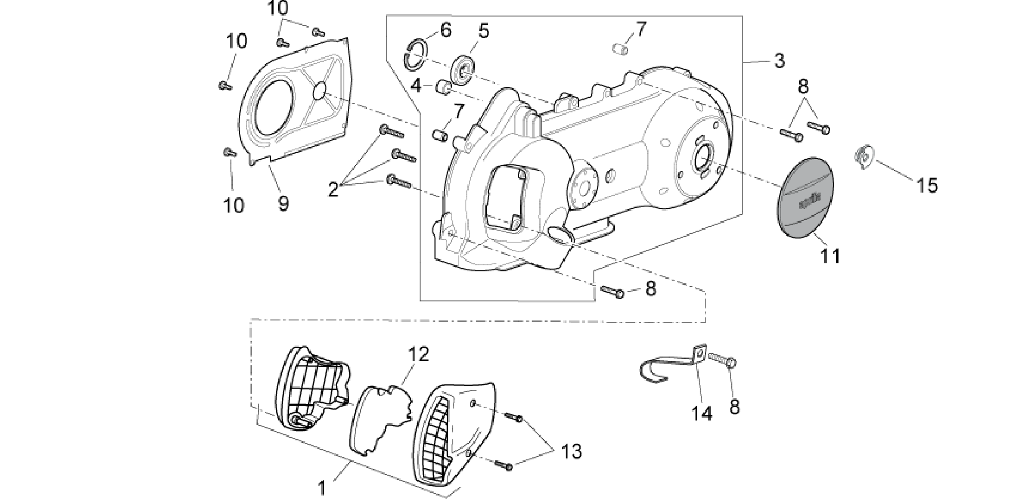 Variator cover