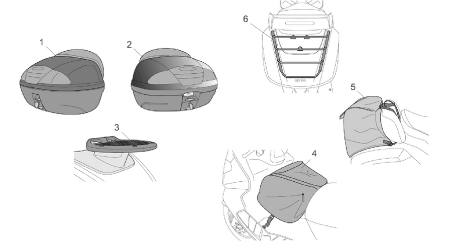 Acc. - Top/cases, side cases