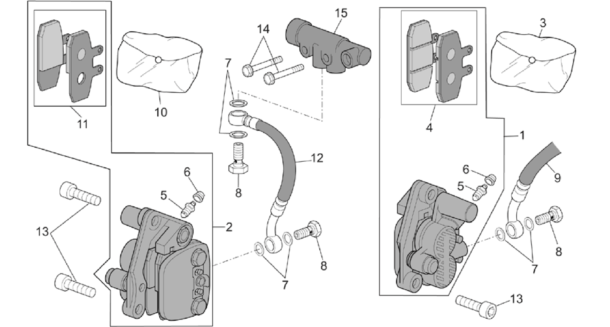 Front brake caliper