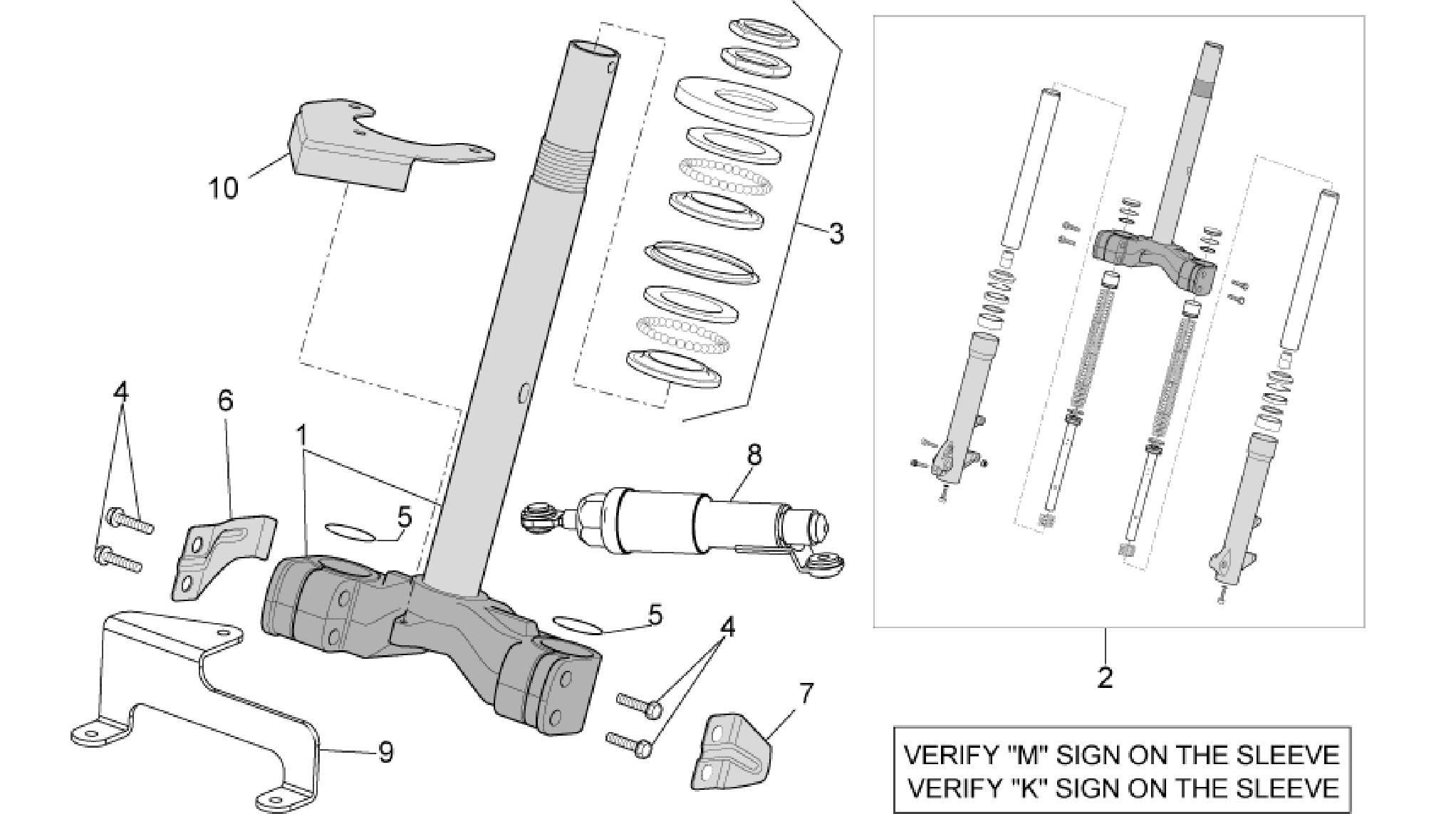 Front fork - Stem base
