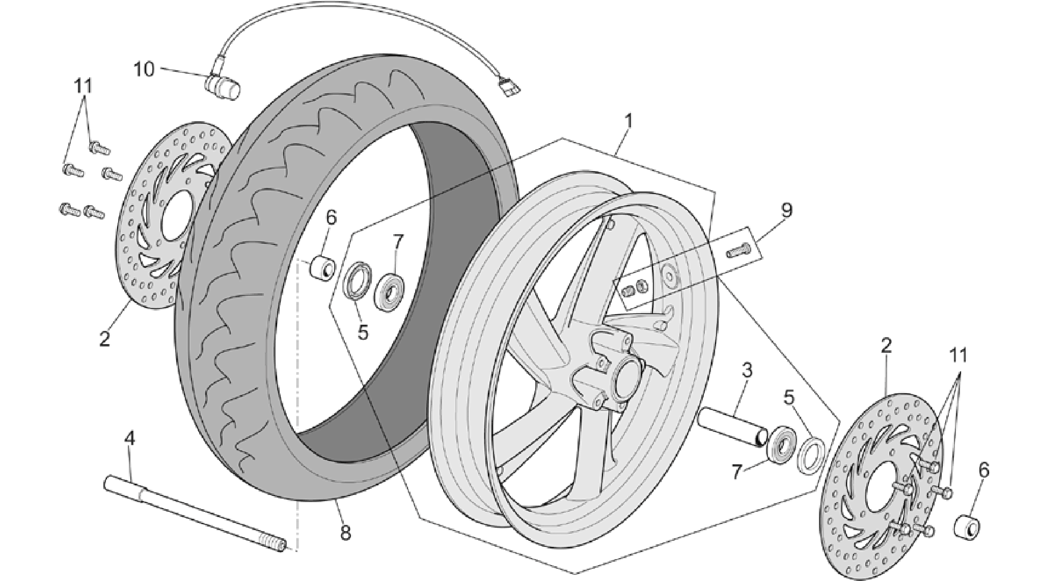 Front wheel