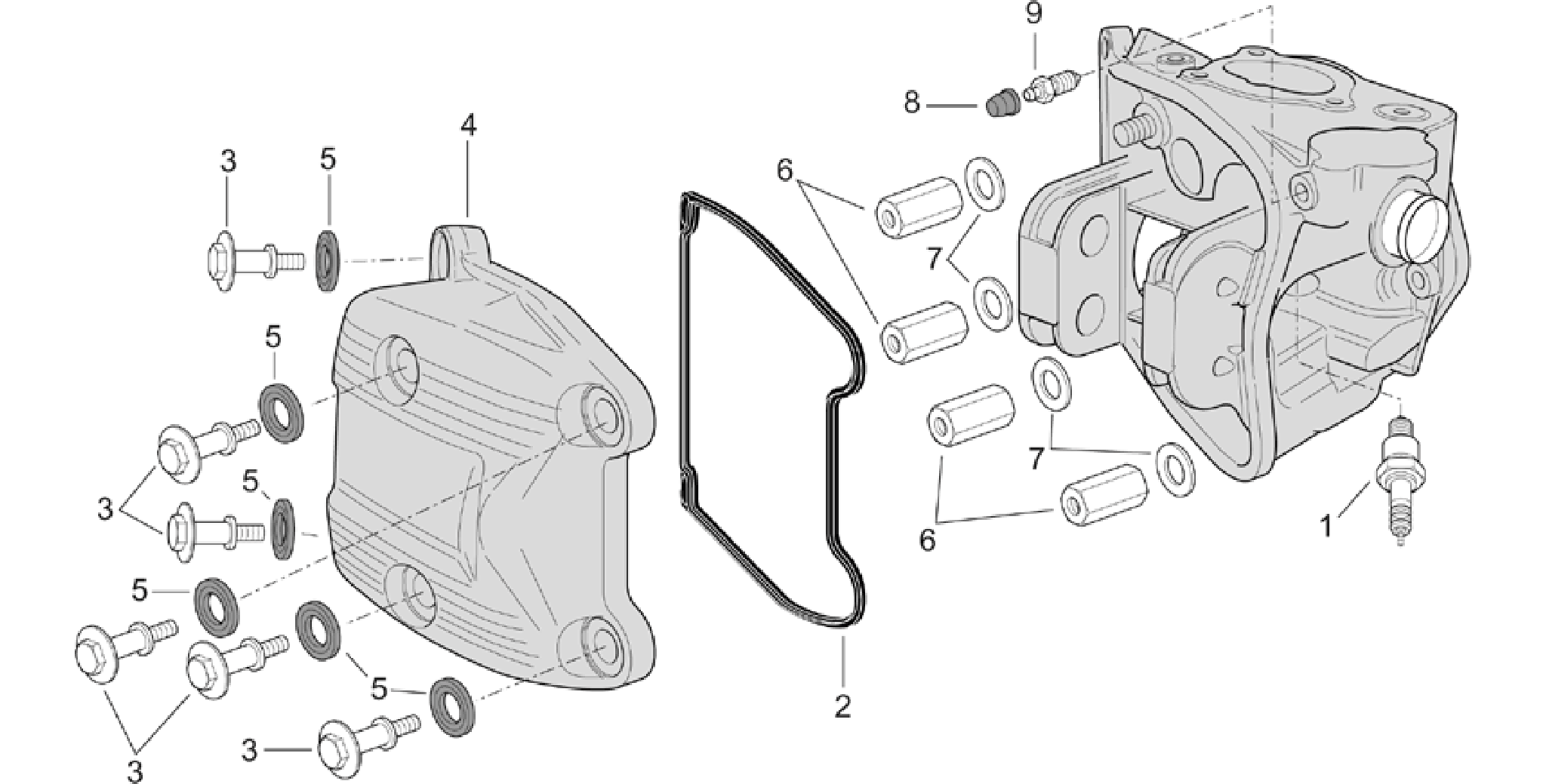 Head cover (Ext.Thermostat)