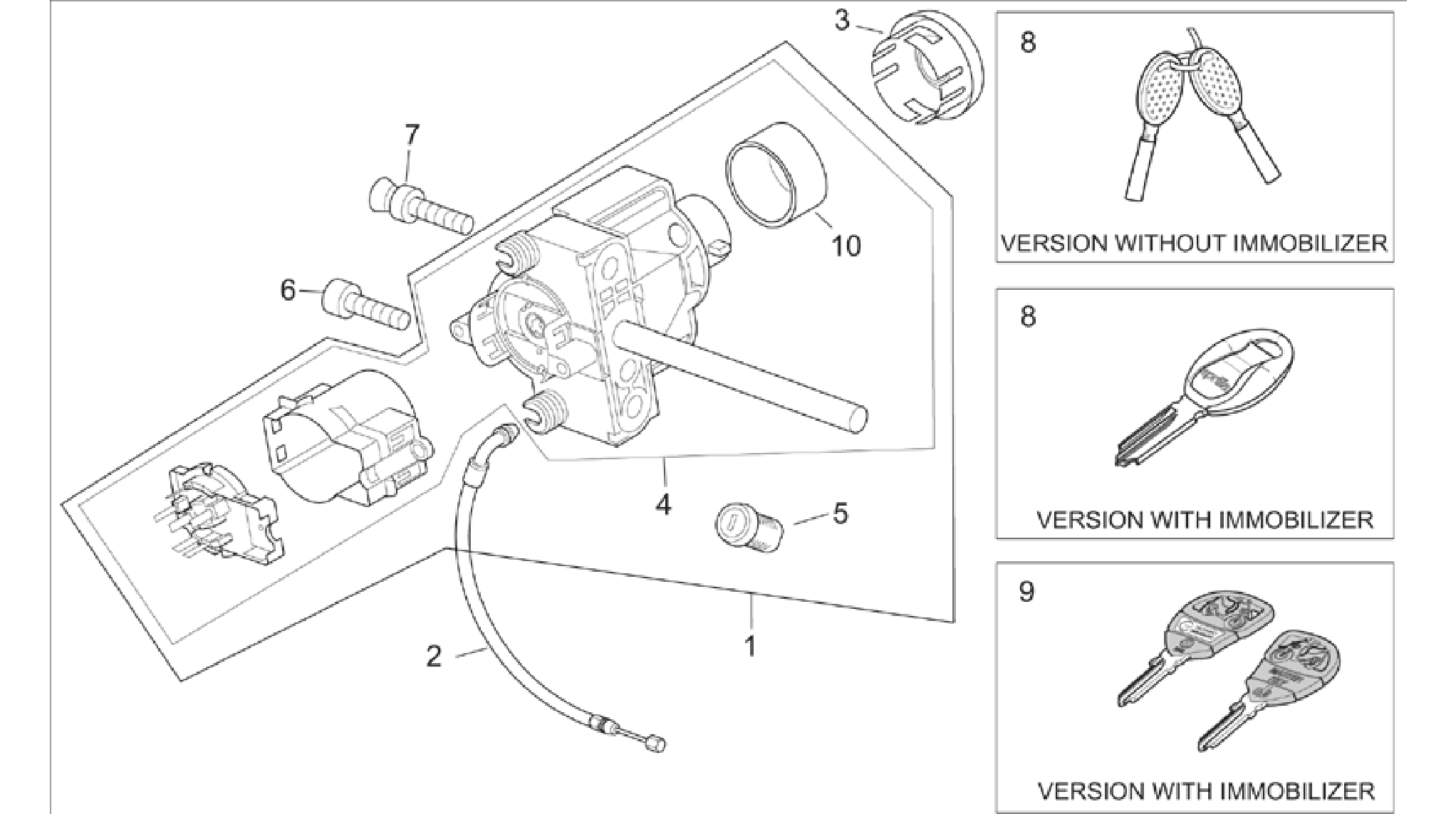 Lock hardware kit