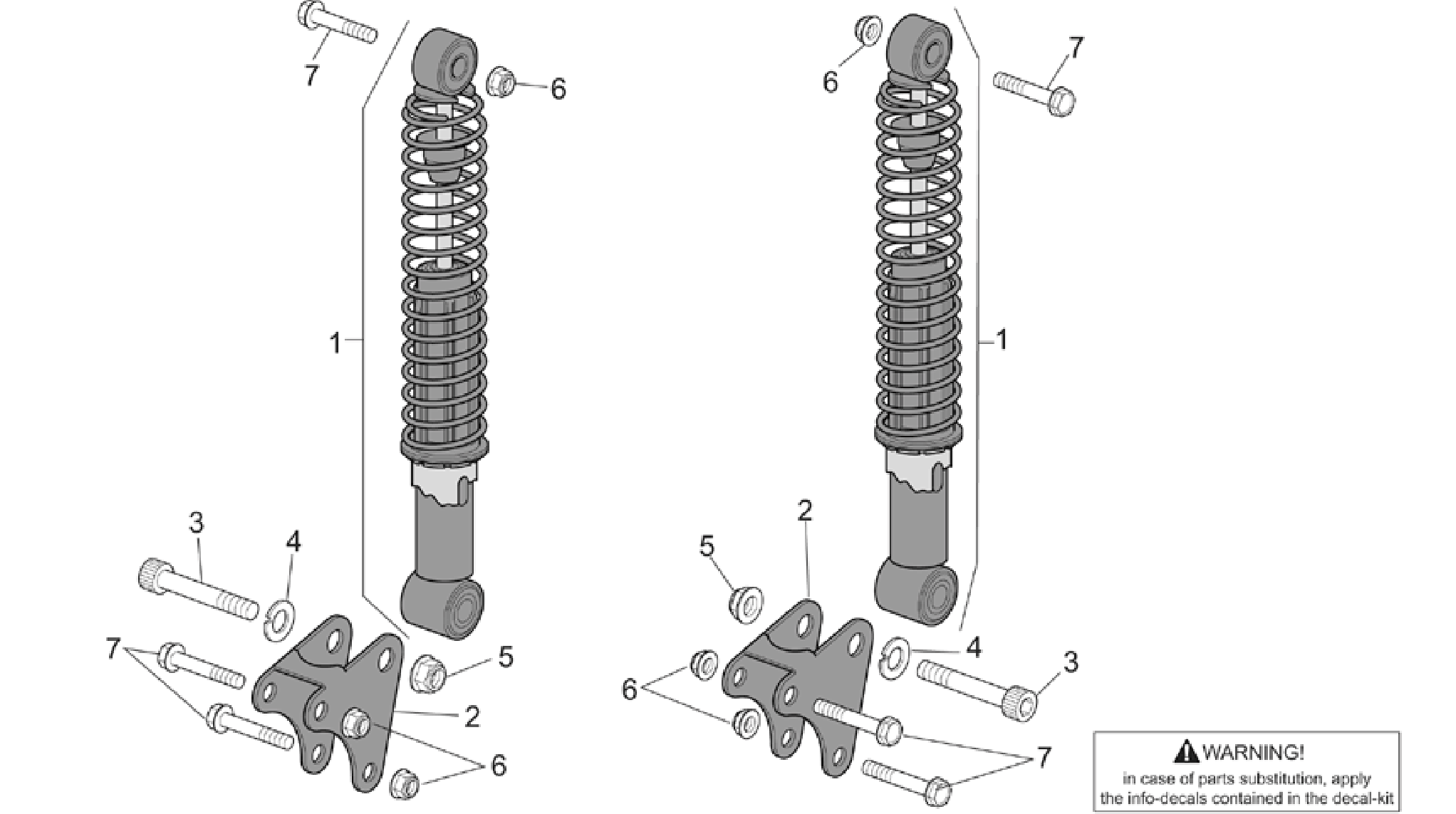 Rear shock absorber