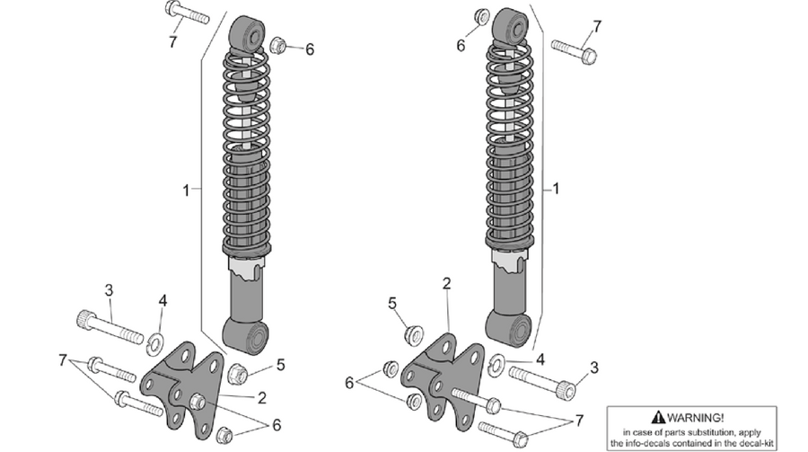 Rear shock absorber