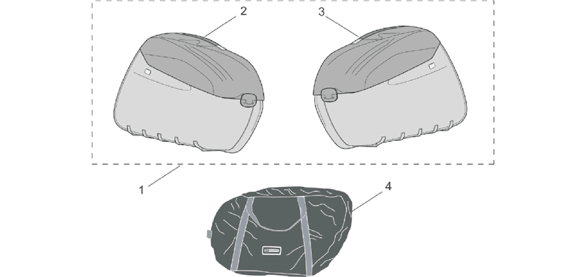 Acc. - Top/cases, side cases