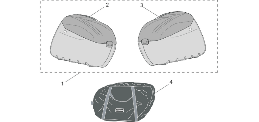 Acc. - Top/cases, side cases