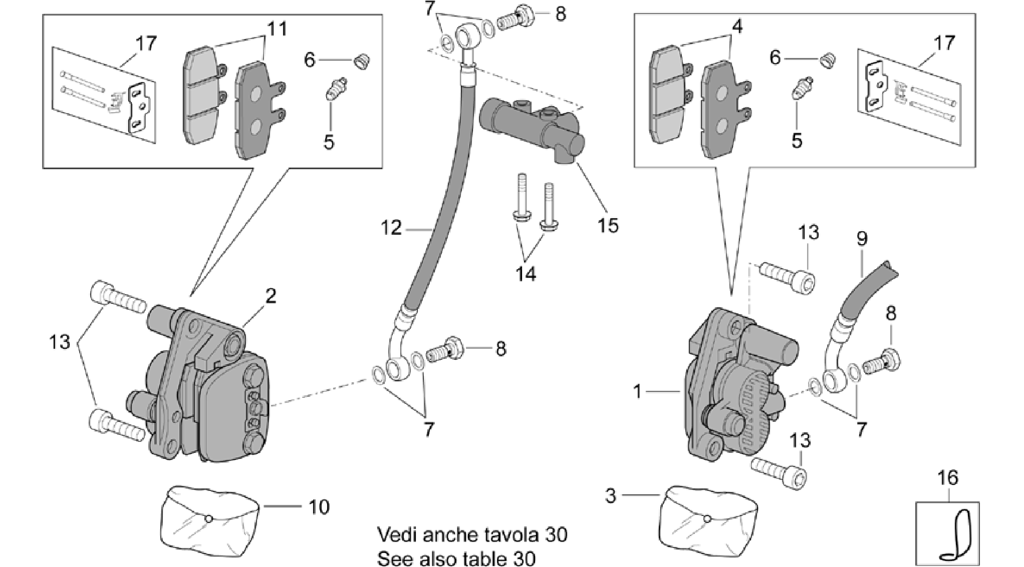 Front brake caliper
