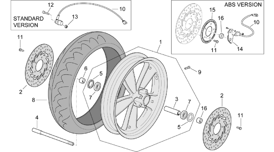 Front wheel