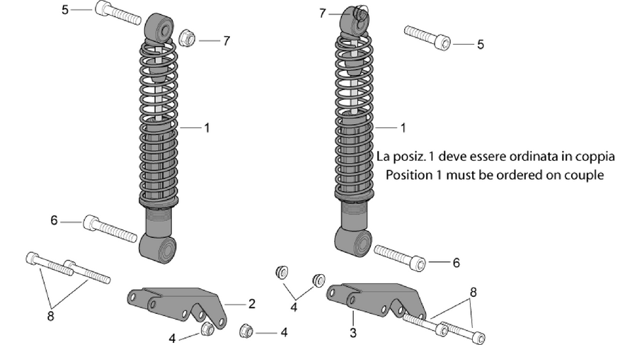 Rear shock absorber