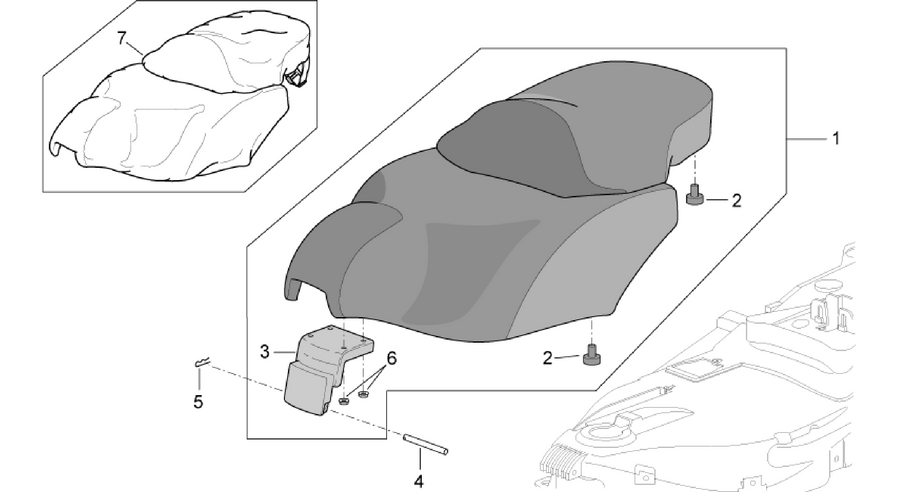 Saddle unit