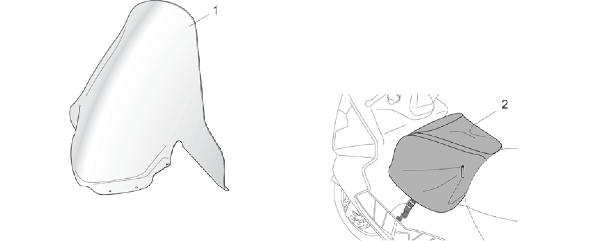 Acc. - Windshields/side cases