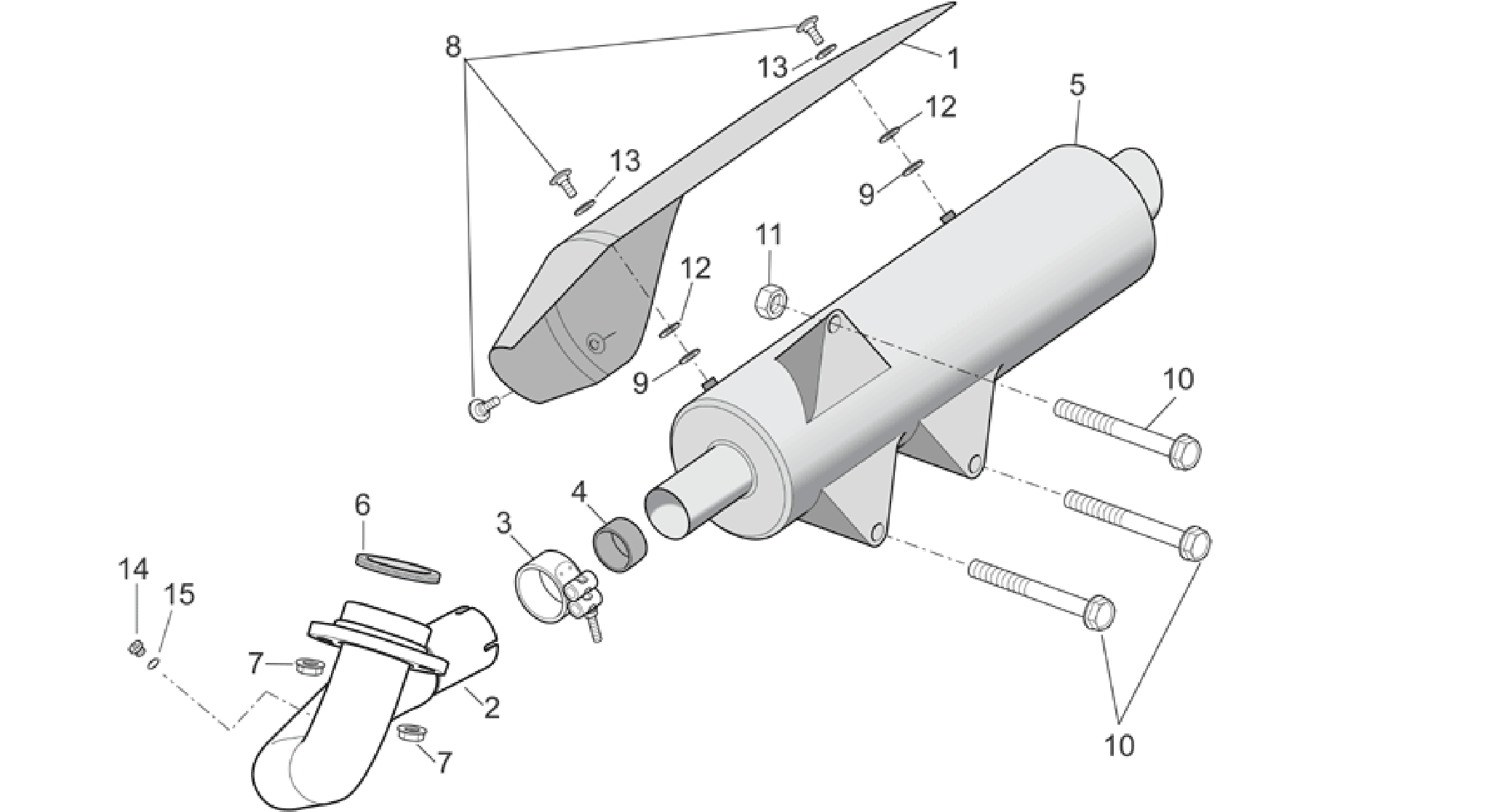 Exhaust unit EURO 2