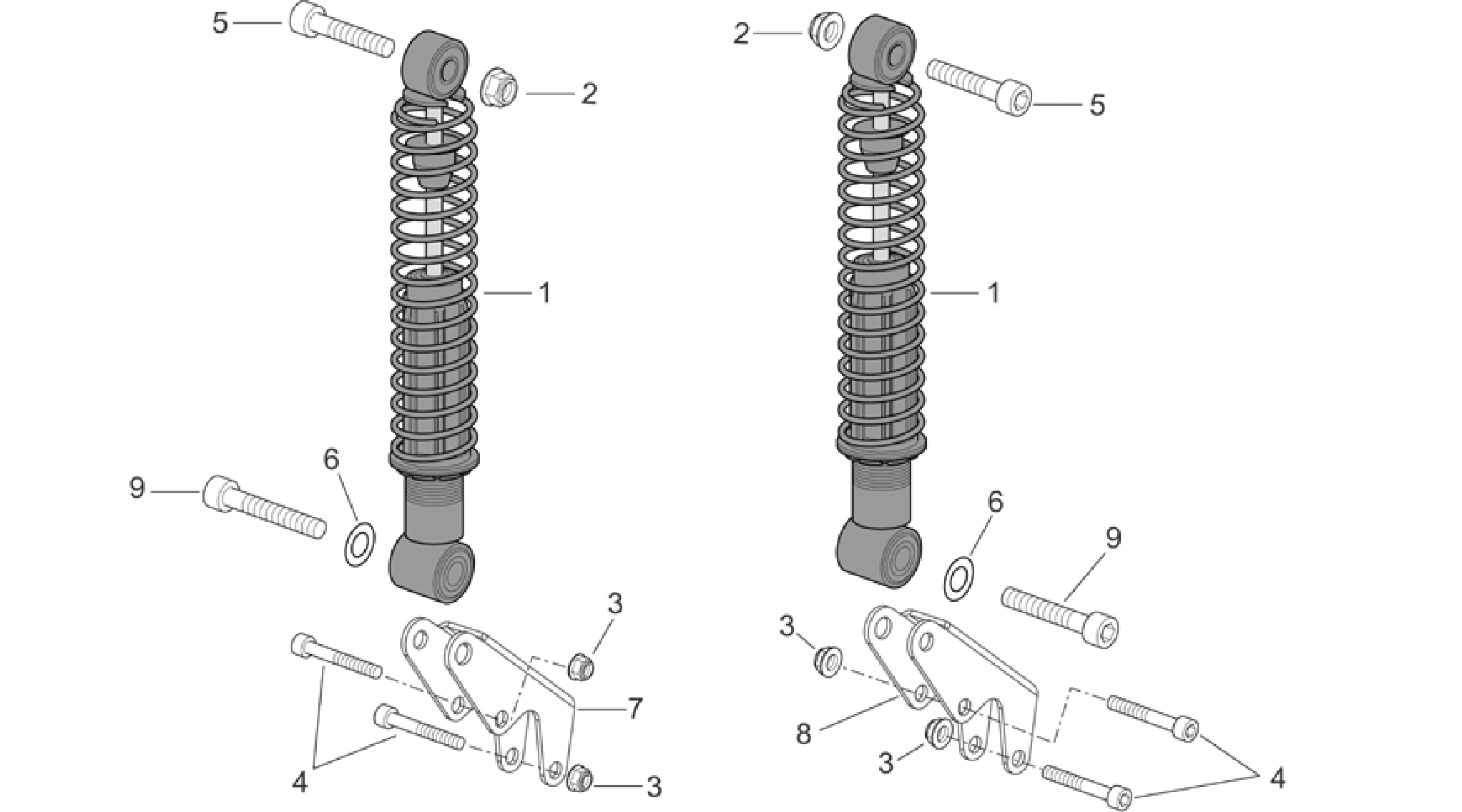 Rear shock absorber